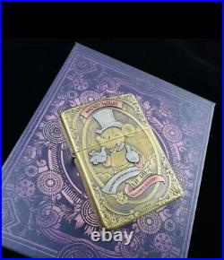 Zippo Mickey Mouse Double Sided Brass Edition with Original Box